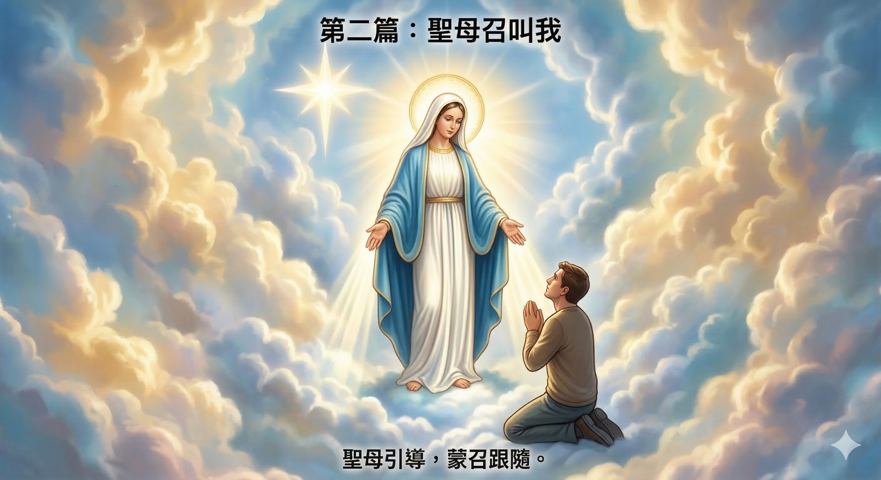 聖母召叫我＿（夢見聖母瑪利亞召喚：解讀夢中神聖啟示的意義）(標題圖檔)