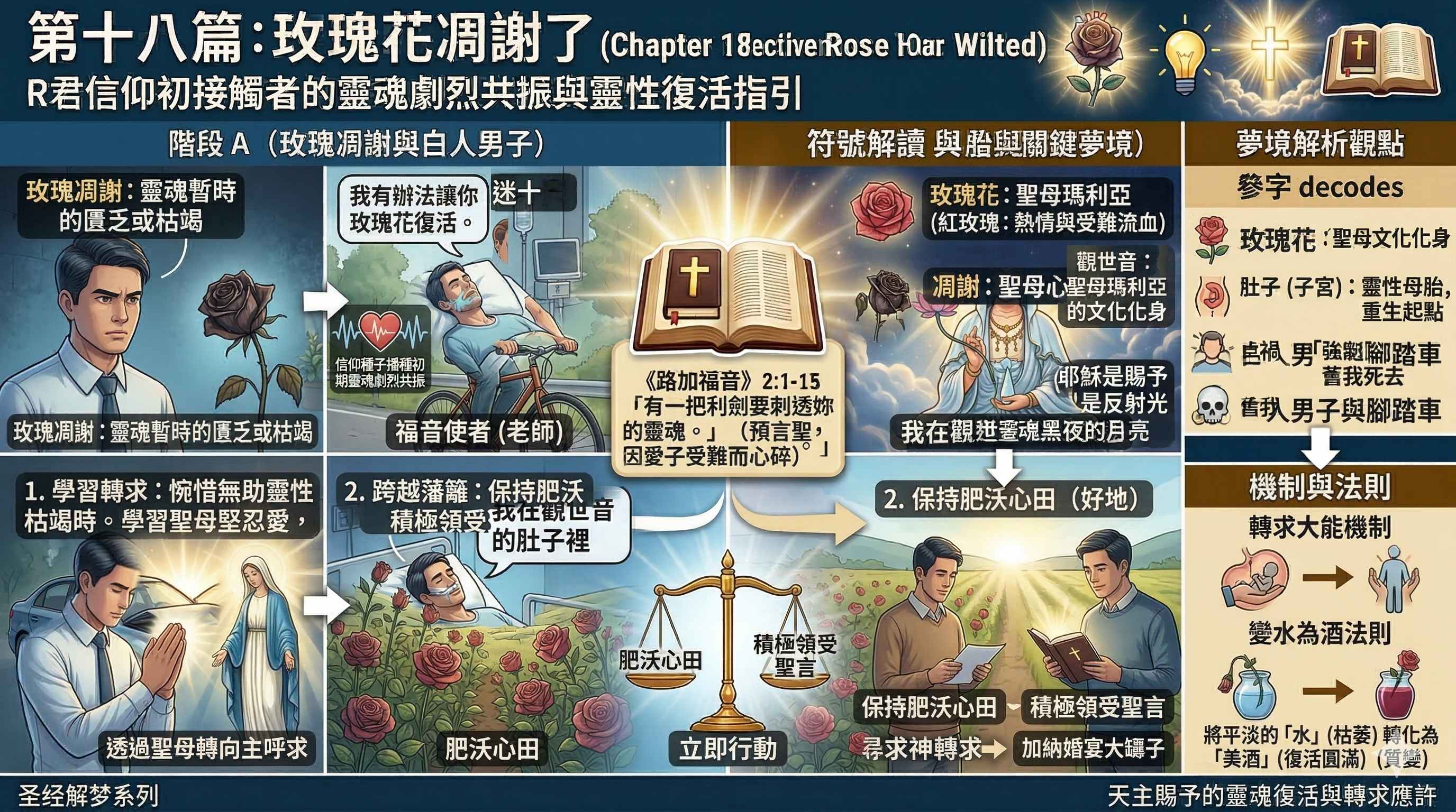 玫瑰花凋謝了－（夢見迷路與尋路：聖經如何指引偏離真理的迷途羔羊）(標題圖檔)