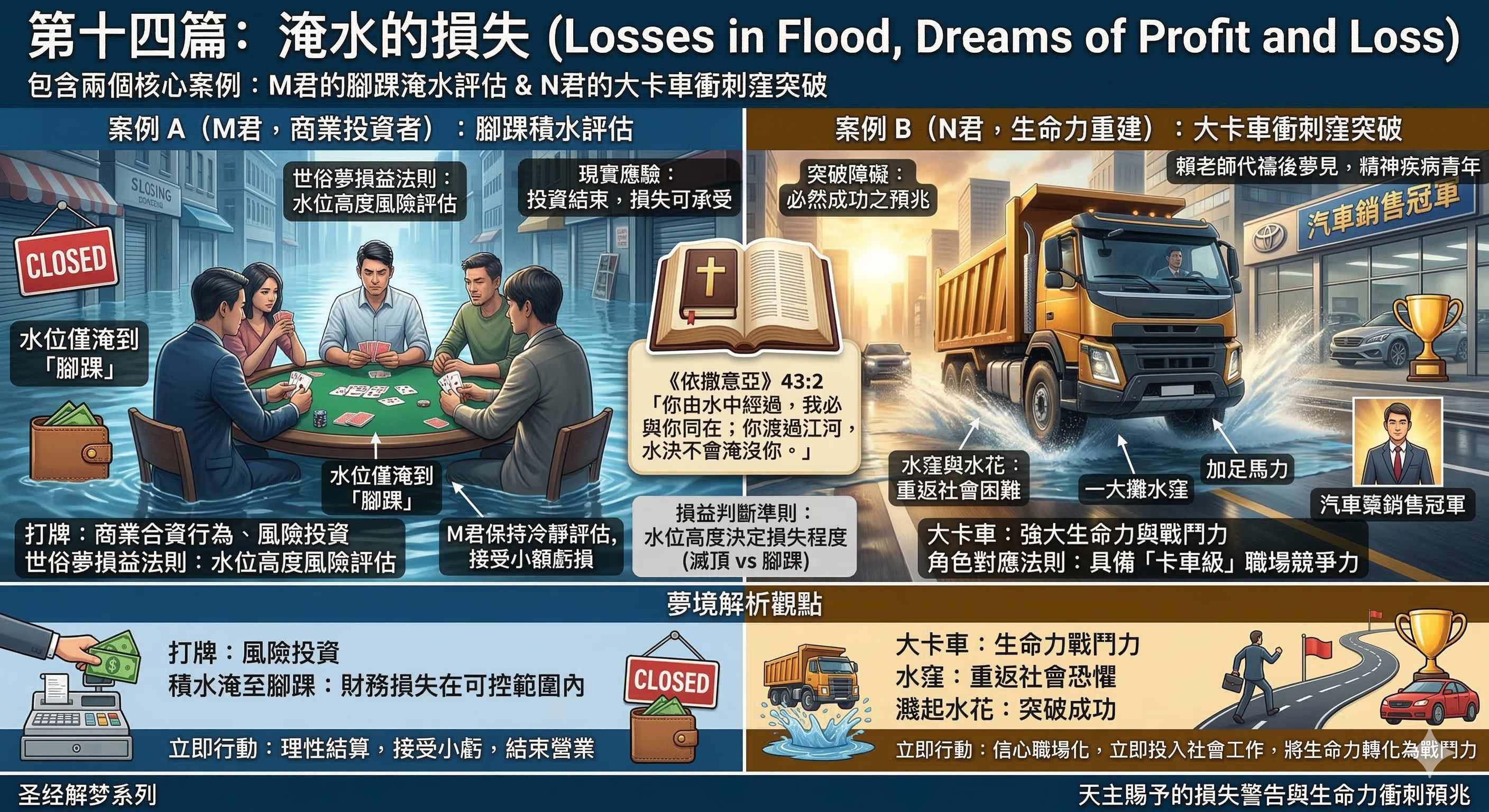 淹水的損失－（就業與天職：夢見找工作時，聖經所提供的職涯導航）(標題圖檔)